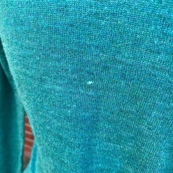 Green Wool Sweater St Patrick’s Day ADRIENNE VITTADINI GREEN WOOL BLEND SWEATERD - Picture 4 of 14